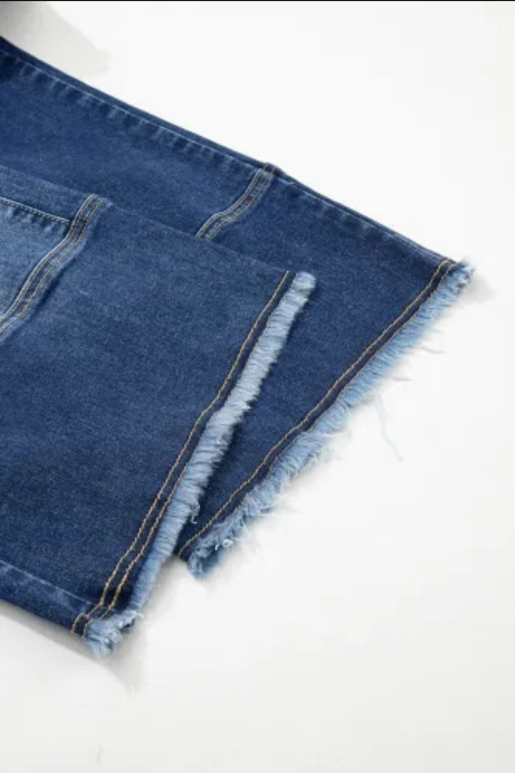PRUSSIAN DRAWSTRING SEAM DETAIL RAW HEM WIDE LEG